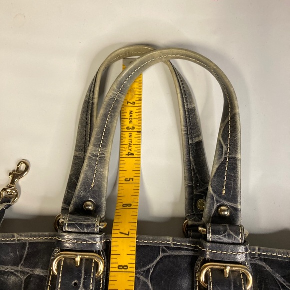 Dooney Bourke Blue Leather Shoulder Bag - Picture 10 of 11